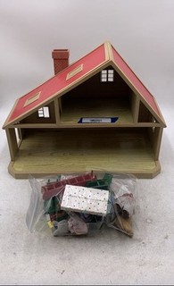 Vintage Tomy 1985 Sylvanian Families Deluxe Family House Playset w/ Accessories