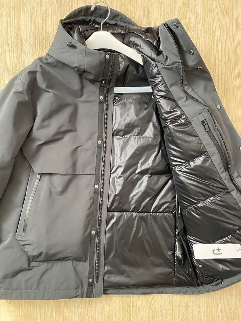 Uniqlo +J Hybrid Down Oversized Parka New L Winter Warm Coat image 6