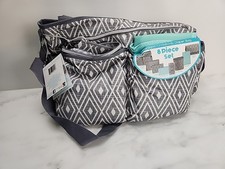 Baby Essentials Paragon Crossbody Diaper Bag 8 Piece Set D10