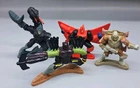 Vintage 1997 Transformers BEAST WARS Kabaya PVC Figure LOT Rattrap SCORPONOK + !