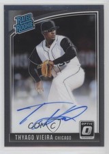 2018 Panini Donruss Optic Rated Rookie Signatures Thyago Vieira #RRS-TV Auto 0c2