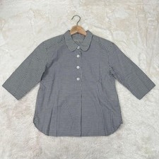 Margaret Howell Gingham Check Shirt S Made in Stylish Cotton Blend