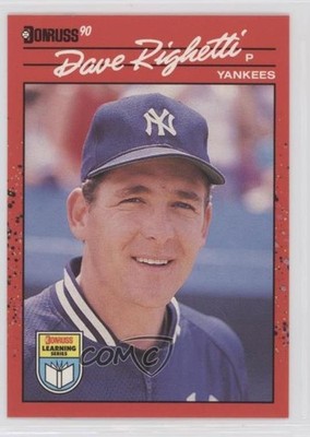 1990 Donruss Learning Series Dave Righetti #14 0q5