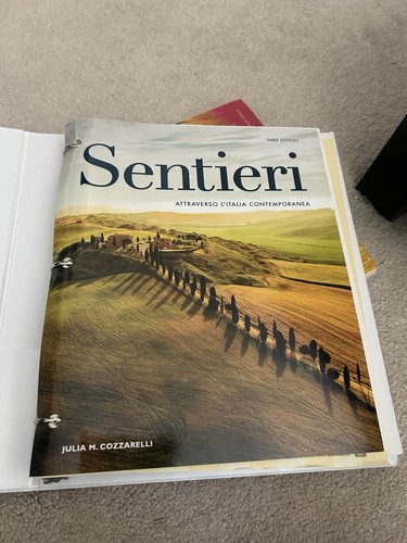 Sentieri 3e Student Edition Loose Leaf Edition Comes With Binder! - Picture 3 of 10