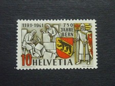 Suiza 1941 MrNr.398**Sin fijasellos