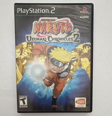 Bandai Namco Naruto: Uzumaki Chronicles 2 PS2 Manual Multiplayer T NTSC 2008