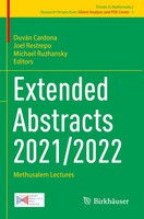DuváN Cardona (U. A.) | Extended Abstracts 2021/2022 | Taschenbuch | Englisch