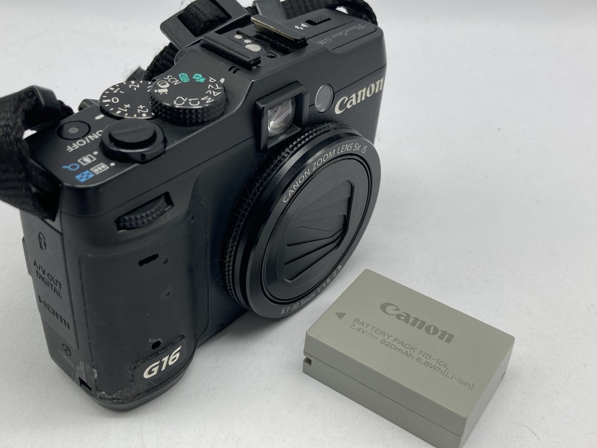 Buy Canon PowerShot G16 12.1MP Digital Camera - Black online | eBay