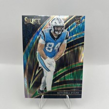2025 Panini Select Club Level Mitchell Evans #244 Tri-Color Prizm (RC) Panthers