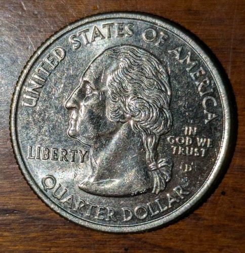 2005-D 25¢ Kansas State Quarter Proof Cameo "Detached Leg" Error - Picture 20 of 24