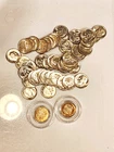 1964 D Roosevelt Dimes 50 Brilliant Uncirculated 90% Silver 2 End Of Roll Toners
