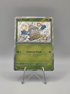 Pokemon TCG Snover 100/091 Shiny Holo Rare Paldean Fates NM/M Condition
