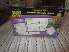 HOT DOTS NEW & SEALED GRADES 1-3 ACADEMIC VOC...
