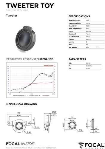 ANT FOCAL Plug & Play Lautsprecher Boxen IS TOY 690 für TOYOTA LAND CRUISER J200 - Bild 7 von 7