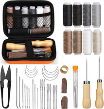40 Pcs Upholstery Repair Sewing Kit, Leather Heavy Duty Sewing Kit, Leather Work