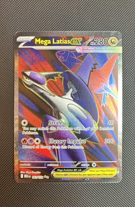 Mega Latias ex 163/132 Me01: Mega Evolution Holo (stock# F99)