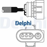 Delphi ES10980-12B1 Lambdasonde Lamdasonde FüR Audi FüR Toyota FüR VW