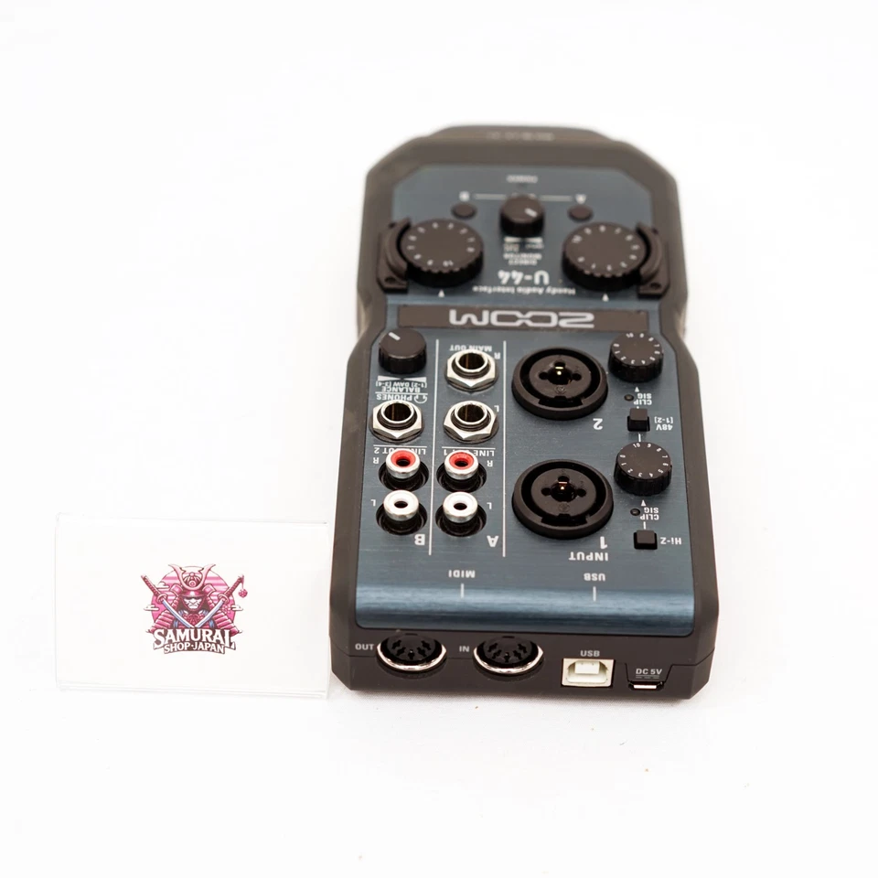 ZOOM U-44 4-Kanal USB Audio Interface Tragbarer Recorder Getestet mit Box Japan - Bild 4 von 4