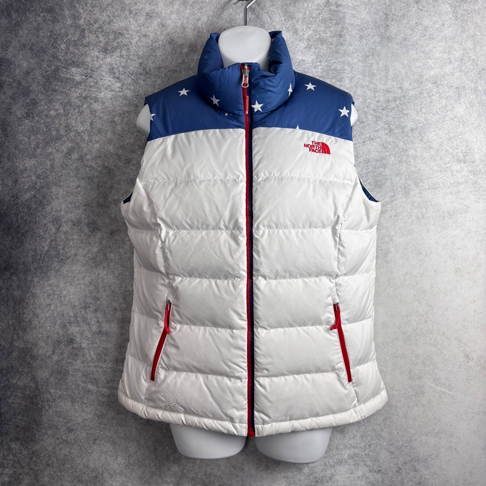 The North Face Nuptse 700 Down Puffer Vest Women's RU/14 Olympics Size Medium thumbnail 2