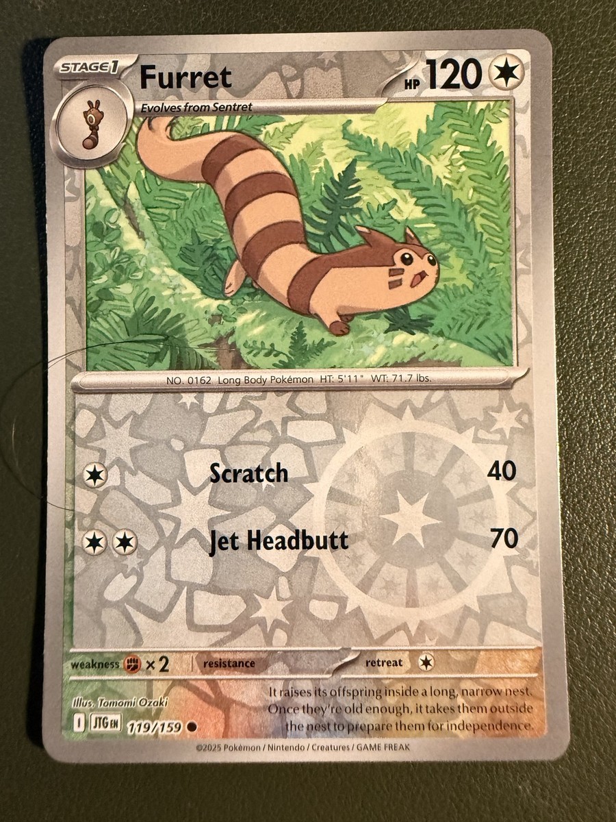 shiny furret pokemon card [1st Edition] Prices | Japanese Shining Darkness Base Set Type Pokemon Furret 168/159 Like new