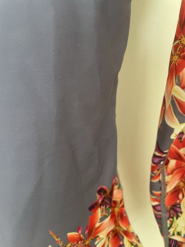 Rashguard Swim Top Womens Medium Multi-color Flowers Long Sleeve Lightweight - Picture 9 of 19