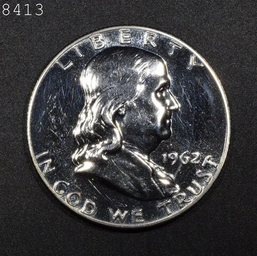 1962 Franklin Half Dollar "Gem Proof" *Free S/H After 1st Item*