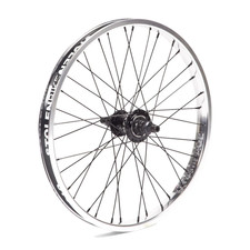 POLISHED Stolen Brand 20" RAMPAGE REAR FREECOASTER RHD BMX WHEELS
