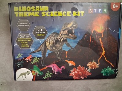 DINOSAUR THEME SCIENCE KIT IMAGINATION PRACTICAL ABILITY 3IN1 DINOSAURVFOSSEL DI