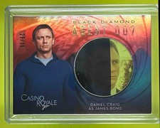 2024 Black Diamond Upper Deck Daniel Craig as James Bond Lenticular /25 A-21