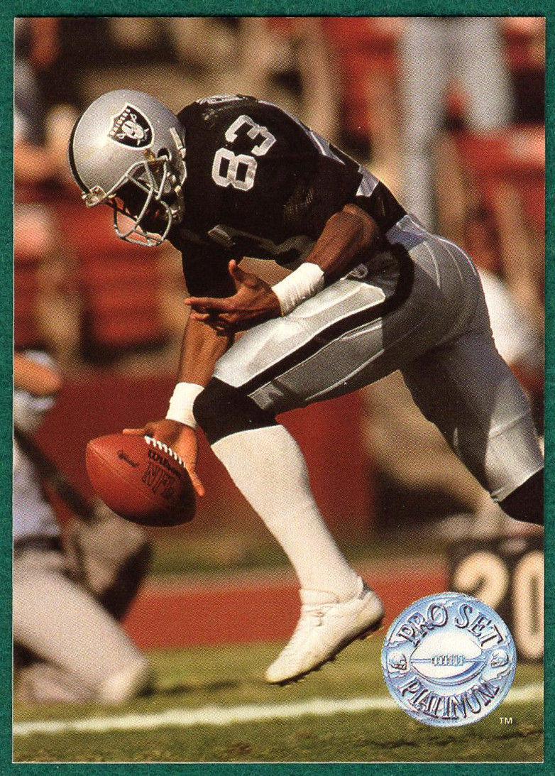 Willie Gault - 1991 Pro Set Platinum #52 - Los Angeles Raiders Football Card