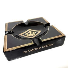 Diamond Crown Cigar Tray Ashtray JC Newman 11x10”
