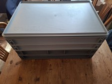 Set of 4 600x400ml Pizza Proofing Trays With 2 Lids