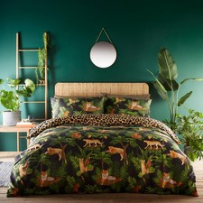 Leopard Print Duvet Cover Set Bedding Bet Set Jungle Cats Quilt Cover Animals