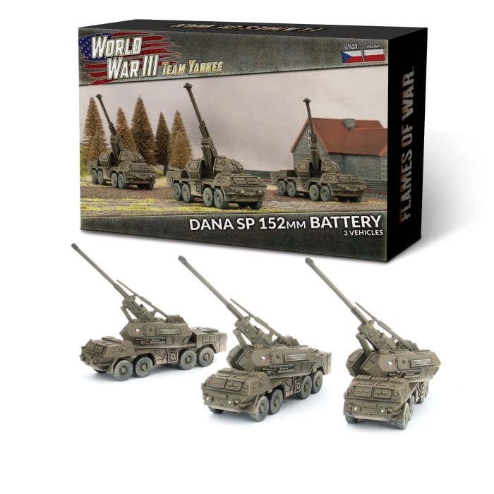 WW3: Czech & Polish DANA SP 152mm - Team Yankee - Brand New Flames of War