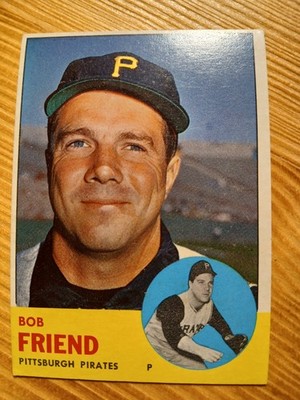 1963 Topps - Semi-High # Bob Friend #450