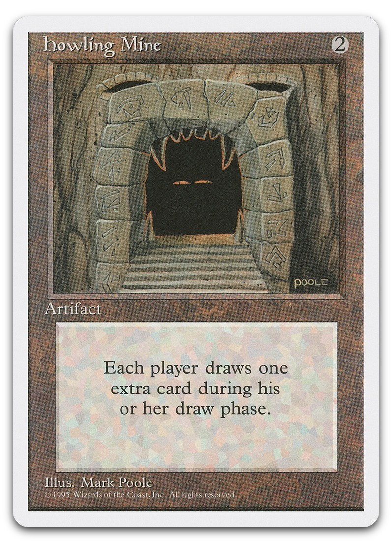 Howling Mine #343 (LP) Fourth Edition 4ED Magic MTG