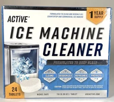 Ice Machine Cleaner Maker Descaler - 24 Clean Tablets - SEALED!