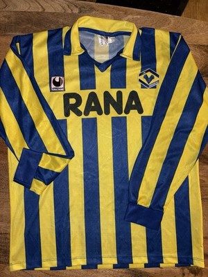 Vintage Hellas Verona Long Sleeve Shirt 1990s Original Uhlsport XL Rare