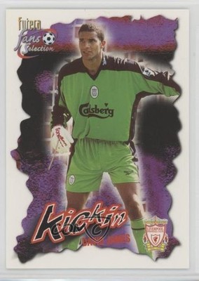 1999 Futera Fans Selection Liverpool Kickin David James #43 0cp0