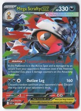Mega Scrafty ex 135/217 Me: Ascended Heroes Holo