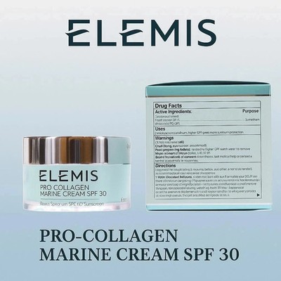 ELEMIS Pro-Collagen Marine Cream SPF 30   1.6 oz free shipping