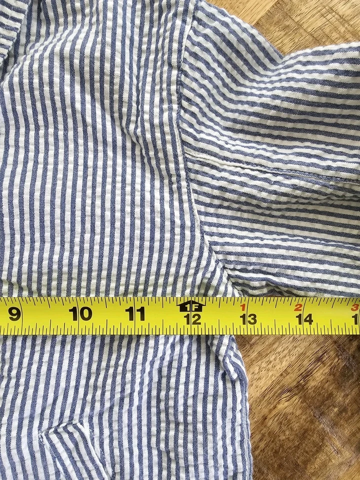 Chaqueta a Rayas Strasburg Seersucker Jóvenes Niños Talla 5 Ligera Náutica Foto 4 de 4