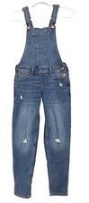 Abercrombie and Fitch Kids Overalls Sz 9/10 Distressed