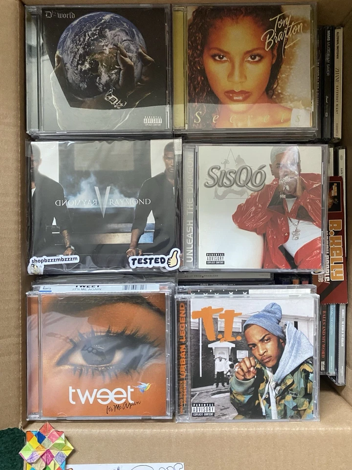 222 CD Lot Hip-Hop R&B Pop Funk Soul Collection 90s-2000s Tested VG+ Fast Ship - Image 2 of 4