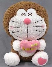 SK Japan Doraemon Peluche Cioccolato Sorridente GRANDE Peluche 2021 Usato