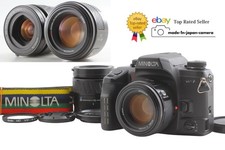 2 Lens N MINT Minolta 7 a7 Maxxum Dynax AF 50 f1.4 35-80 f4-5.6 From JAPAN