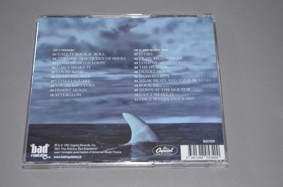 Great White – Hooked + Live In New York / Bad Reputation 2021 / France / 2CD - Bild 2 von 2