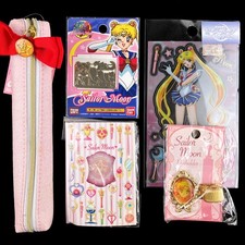 Lote estacionario Sun-Star Sailor Moon cinta bolígrafo estuche soporte pegatina notas adhesivas