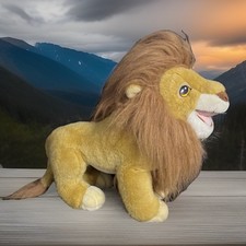 Mufasa The Lion King Vintage Plush Doll Stuffed Animal Disney