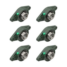 6pcs UCFL208-24 Pillow Block Bearing 1-1/2" Holes Self Alignment Flange Mounted